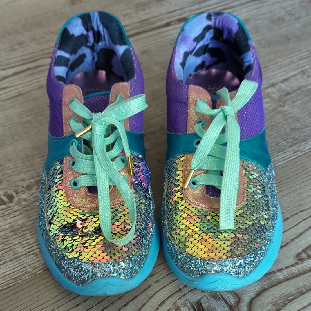 Irregular Choice glitter sneakers